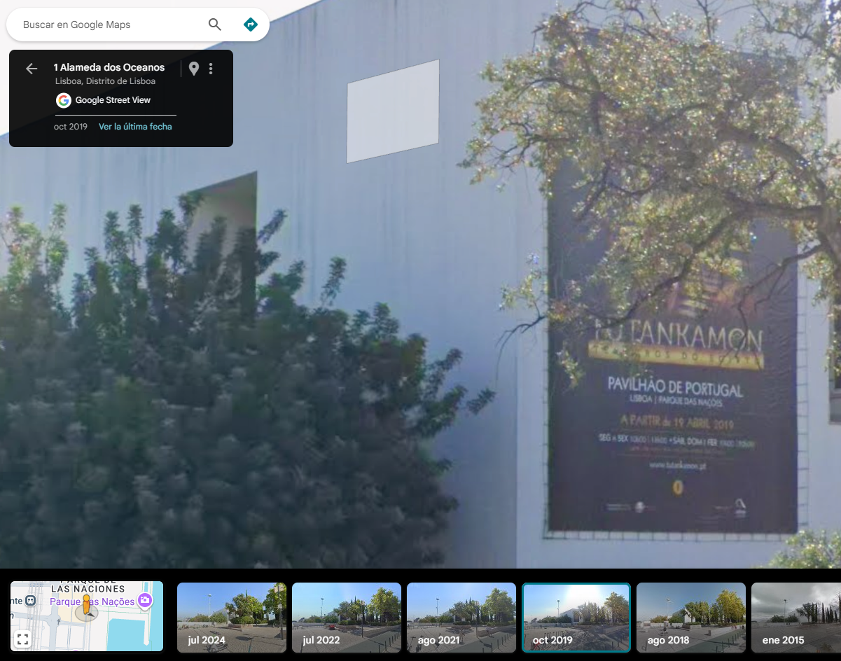 Historial Street View